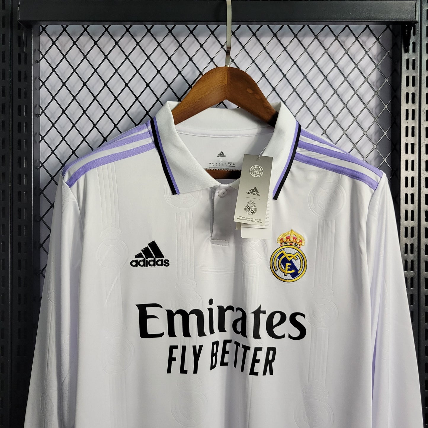 Camiseta Real Madrid Manga Larga 2022 2023