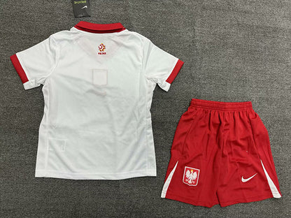 Equipación Polonia Primera Equipación Infantil 2024