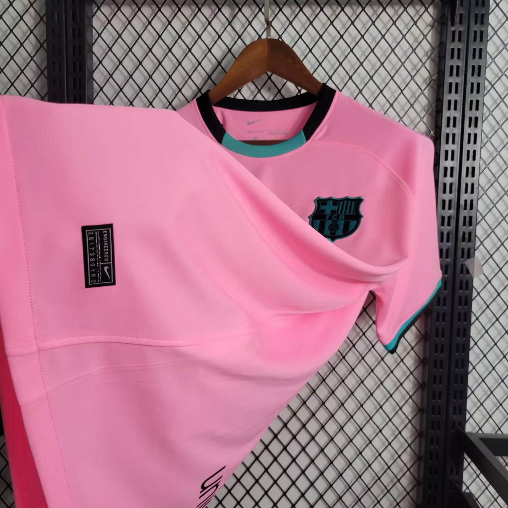 Camiseta retro FC Barcelona 2020 2021 Rosa