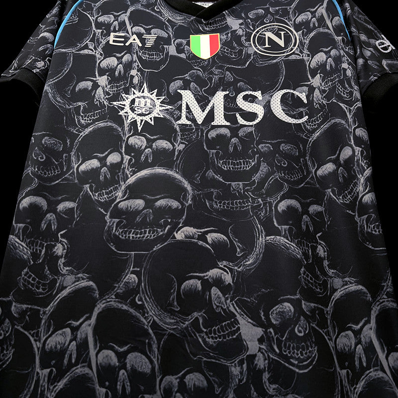 Naples maillot foot Halloween edition 2023 2024