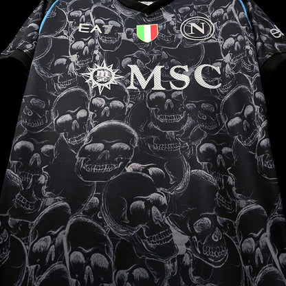 Naples maillot foot Halloween edition 2023 2024