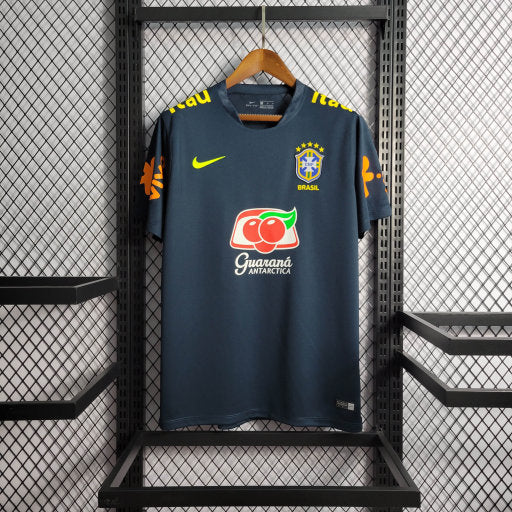 Camiseta de entrenamiento Brasil 21-22 verde oscuro