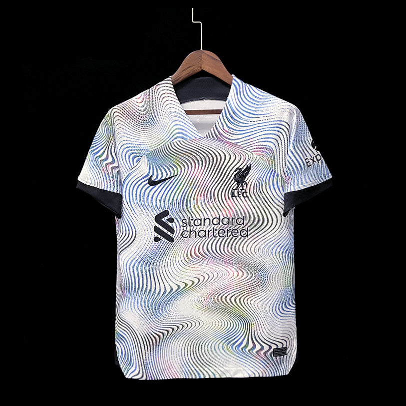Maglia da trasferta del Liverpool 2022/23