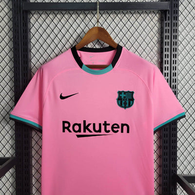 Maglia retrò FC Barcelona 2020 2021 Rosa