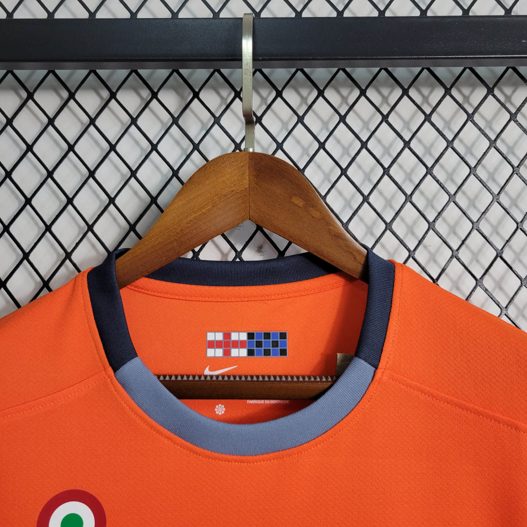 Maglia da calcio Terza Inter Arancione 2023 2024