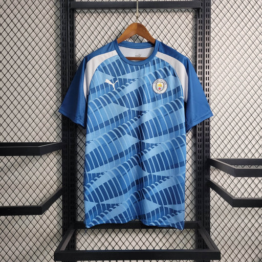 Camiseta Manchester City Entrenamiento Azul 2023 2024