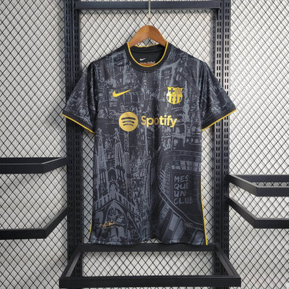 Copia de la camiseta del FC Barcelona Black Gold Edición Especial 2023/24