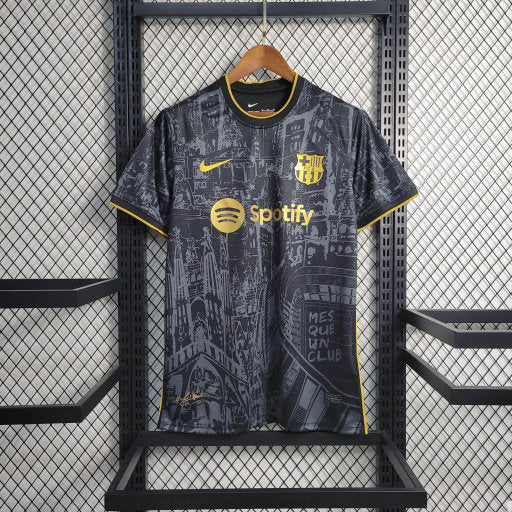 Copia della maglia del Barcelona FC Black Gold Special Edition 2023/24