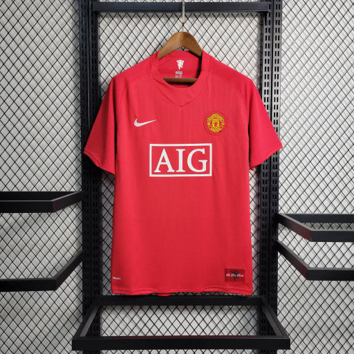 Manchester United Retro Rojo 2007 2008