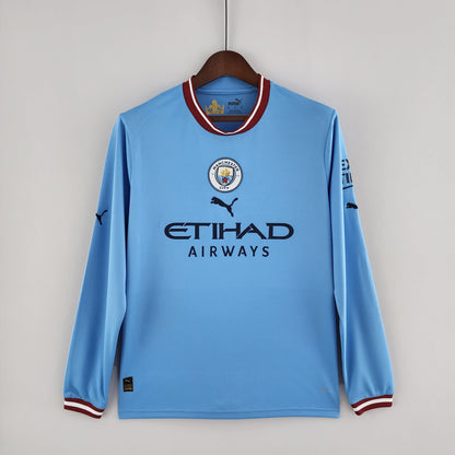 Camiseta manga larga Manchester City 1ª equipación 2022/23