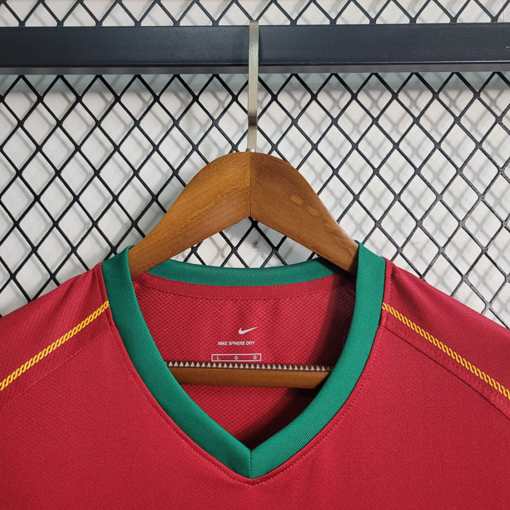 Portugal camiseta de fútbol Retro 2006 Inicio Ronaldo