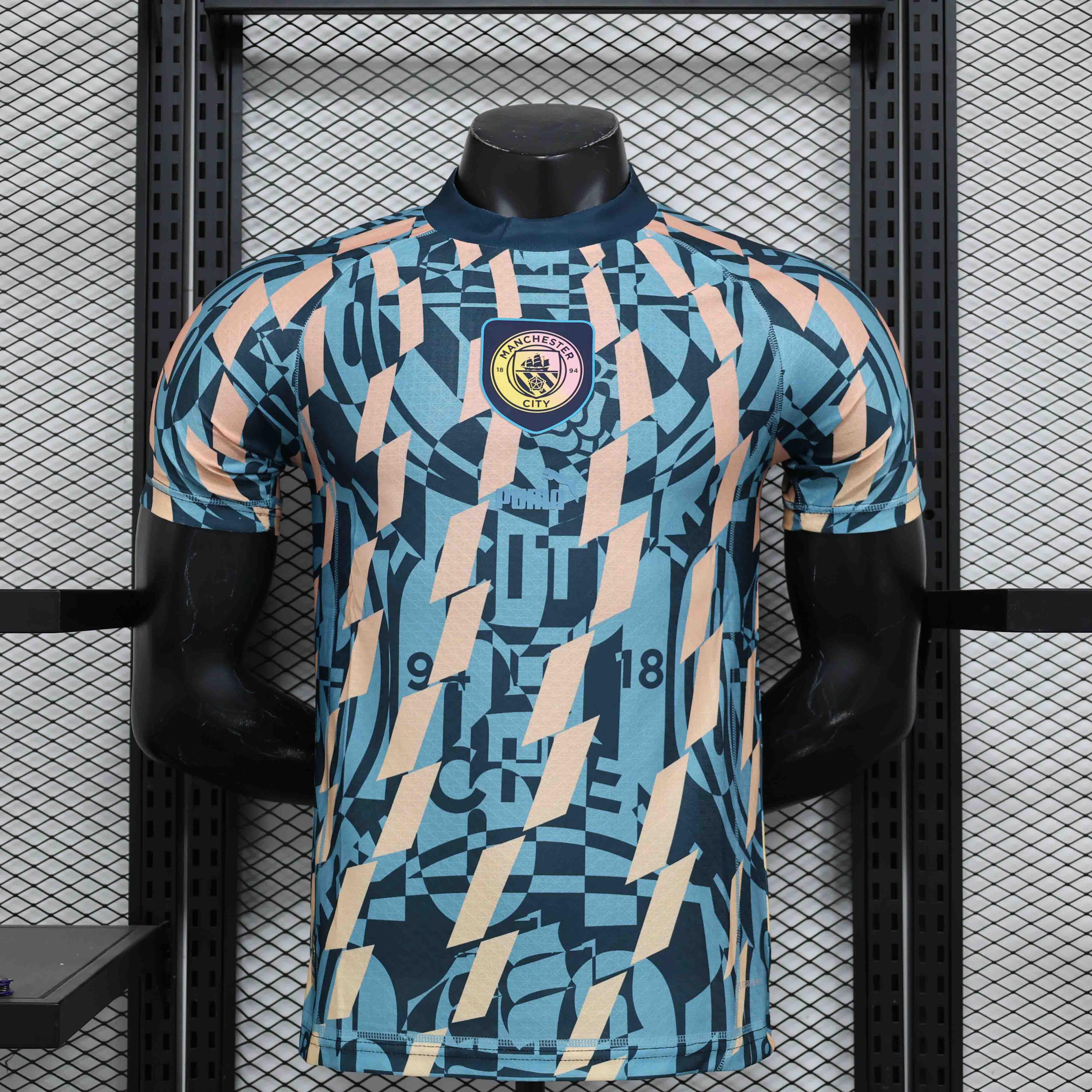 24-25 Manchester City Blue Retro Style Special Edition Shirt