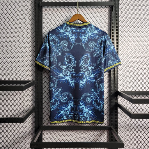 Camiseta Italia 2022 X Versace Azul