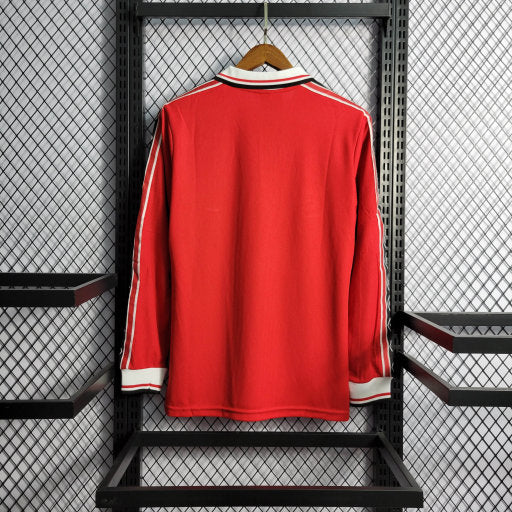 Camiseta Manchester United Retro 1998 1999 Manga Larga