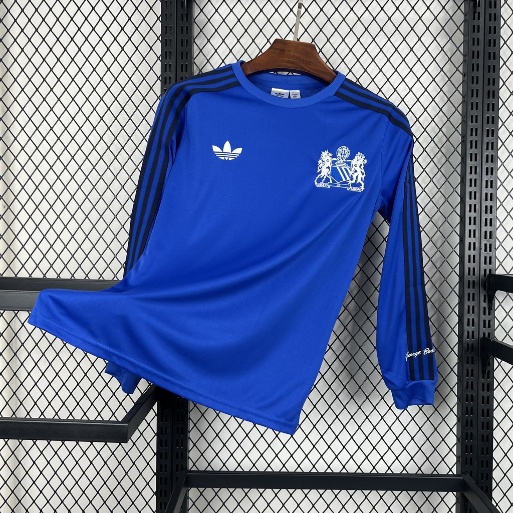 Camiseta Manchester United segunda 2023 2024 manga larga