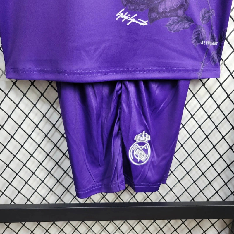 Kit Enfant Real Madrid 24/25 Y-3 Violet