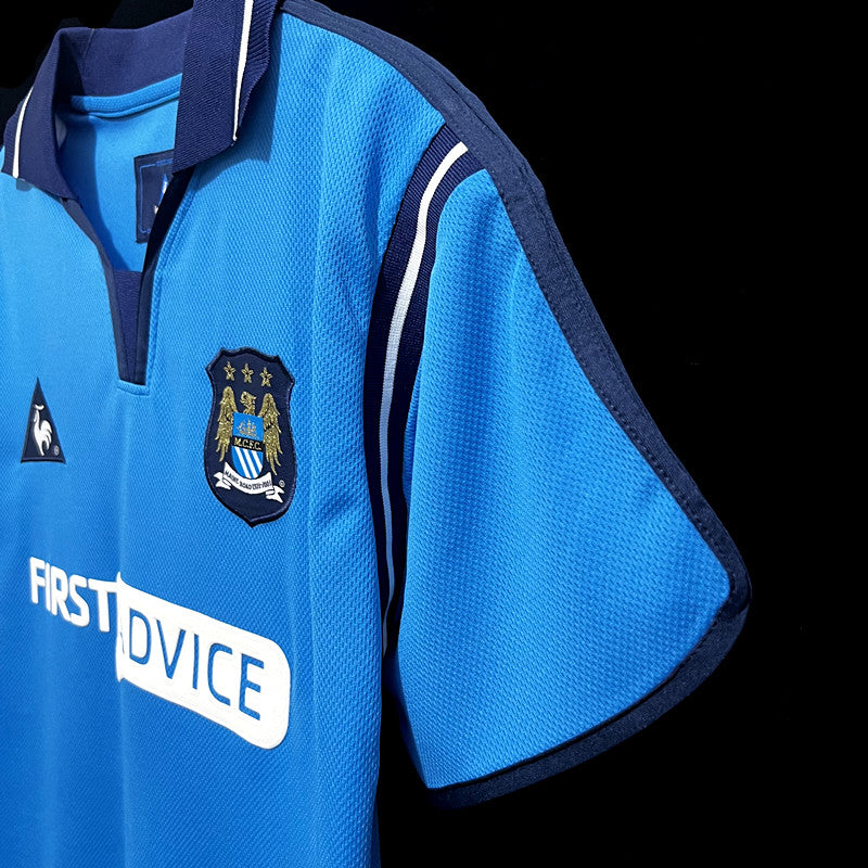 Camiseta retro del Manchester City