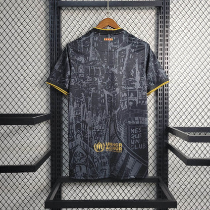 Copia de la camiseta del FC Barcelona Black Gold Edición Especial 2023/24