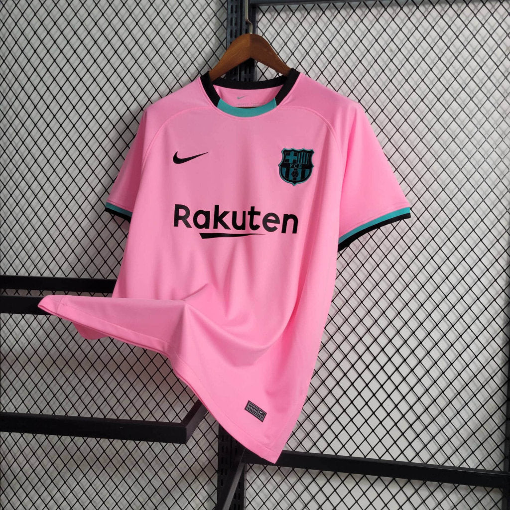 Maglia retrò FC Barcelona 2020 2021 Rosa