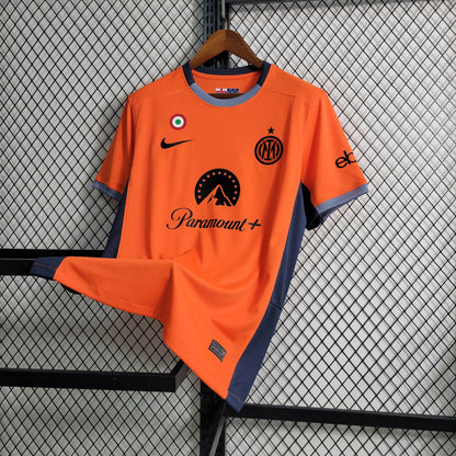 Camiseta Inter Milan Tercera Equipación Naranja 2023 2024