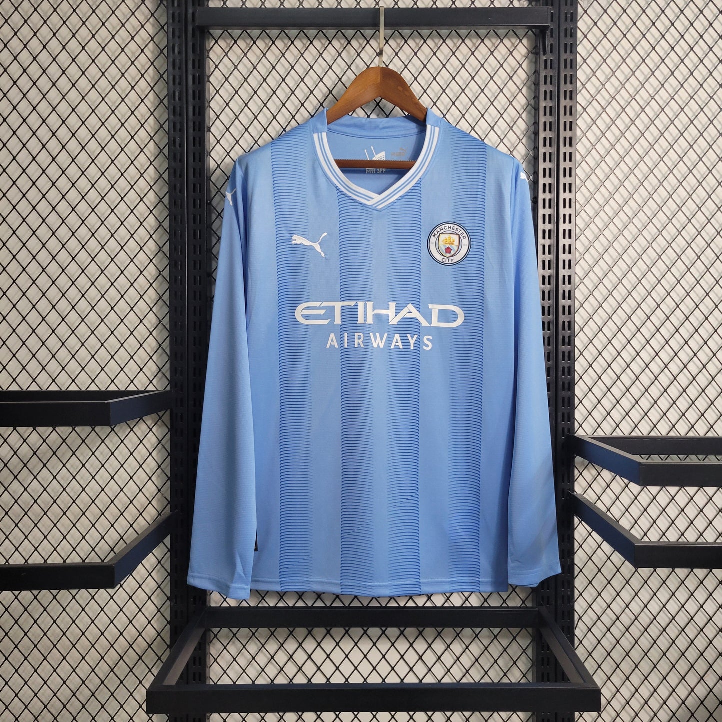 Camiseta Manchester City 2023 2024 manga larga