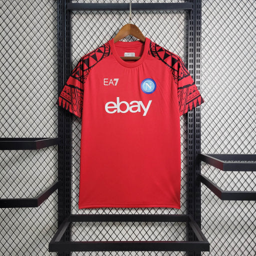 Camiseta entreno Nápoles Roja 2023 2024