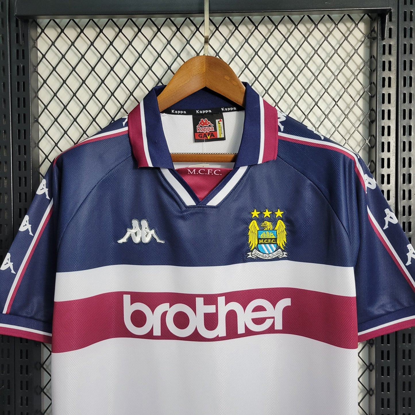 Camiseta Retro Manchester City 1997 1998