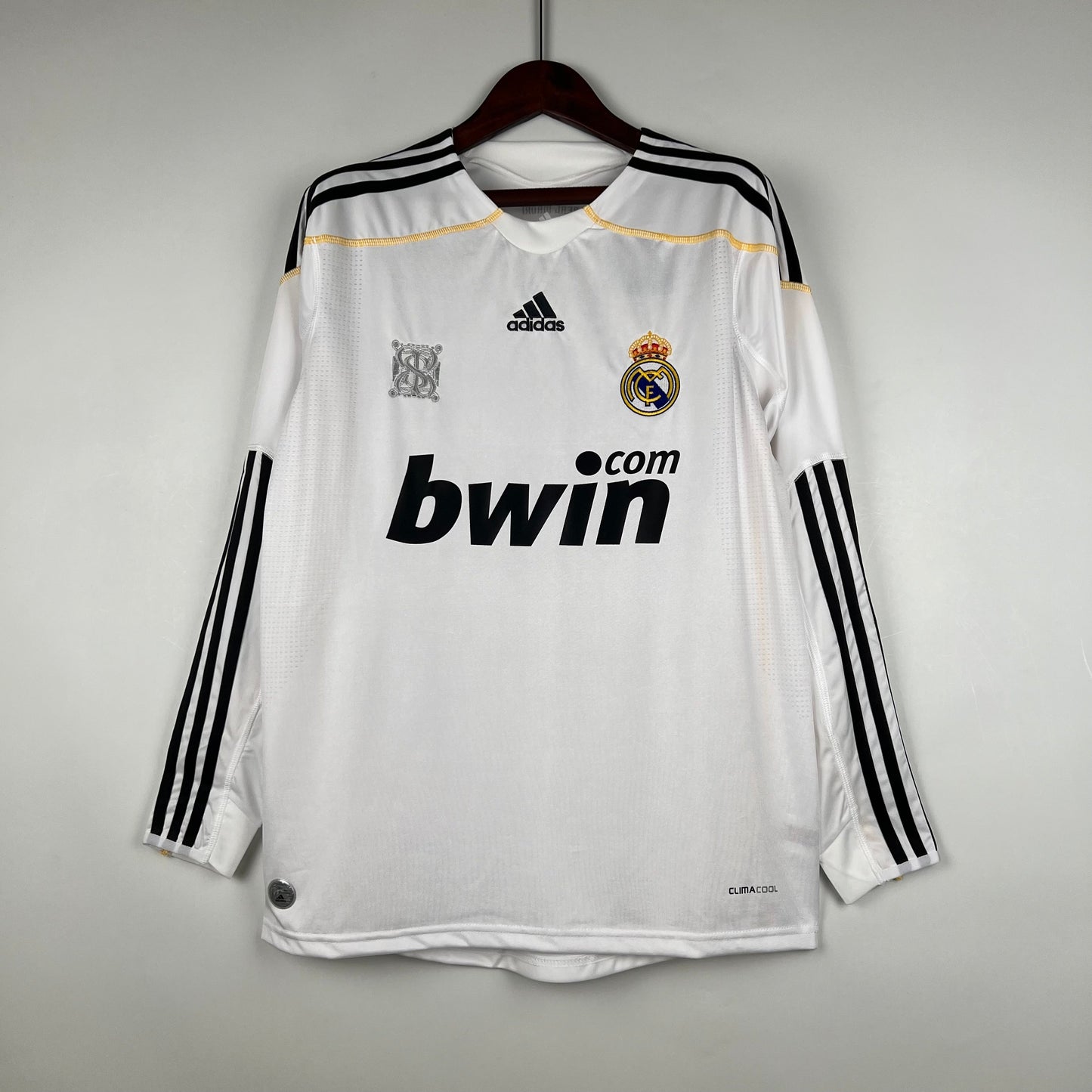 Real Madrid maillot 2009 2010 manches longues retro