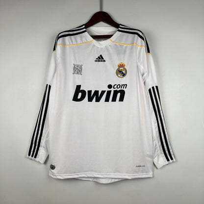 Real Madrid maillot 2009 2010 manches longues retro