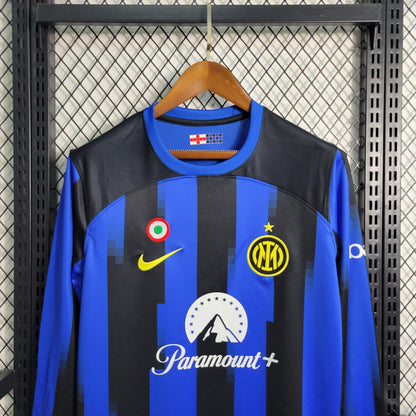 Camiseta Inter Milan 2023 2024 manga larga