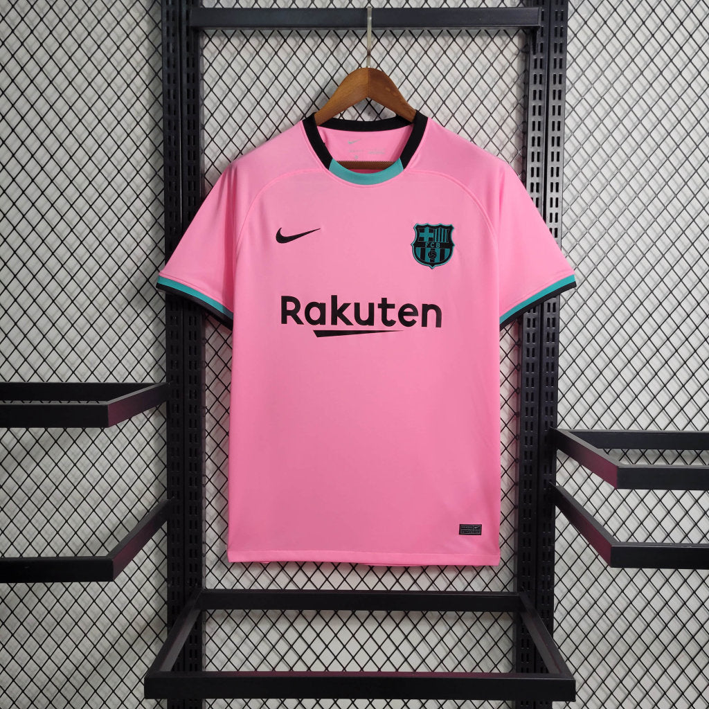 Maglia retrò FC Barcelona 2020 2021 Rosa