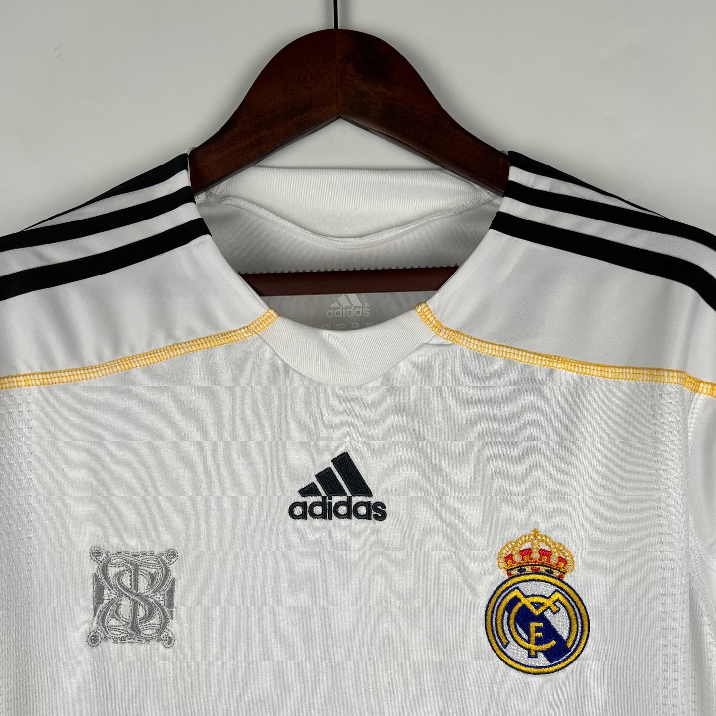 Camiseta real madrid 2009 2010 manga larga retro