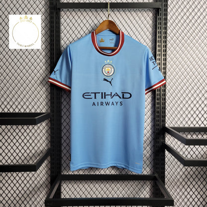 Camiseta Manchester City 2022 2023 3 titulos