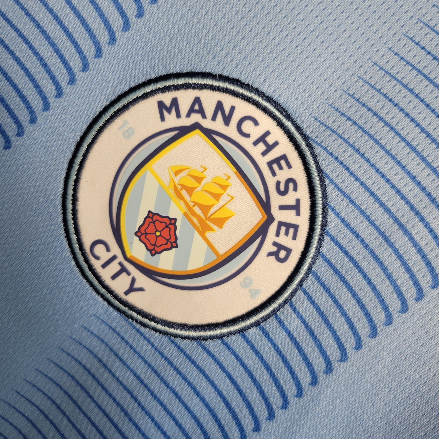 Camiseta Manchester City 2023 2024 manga larga