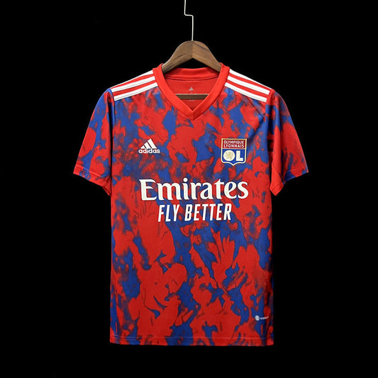 Camiseta de visitante del Olympique Lyonnais 2022/23