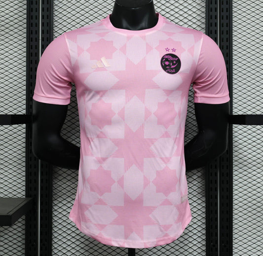 Camiseta de futbol Argelia concepto rosa 2023 2024