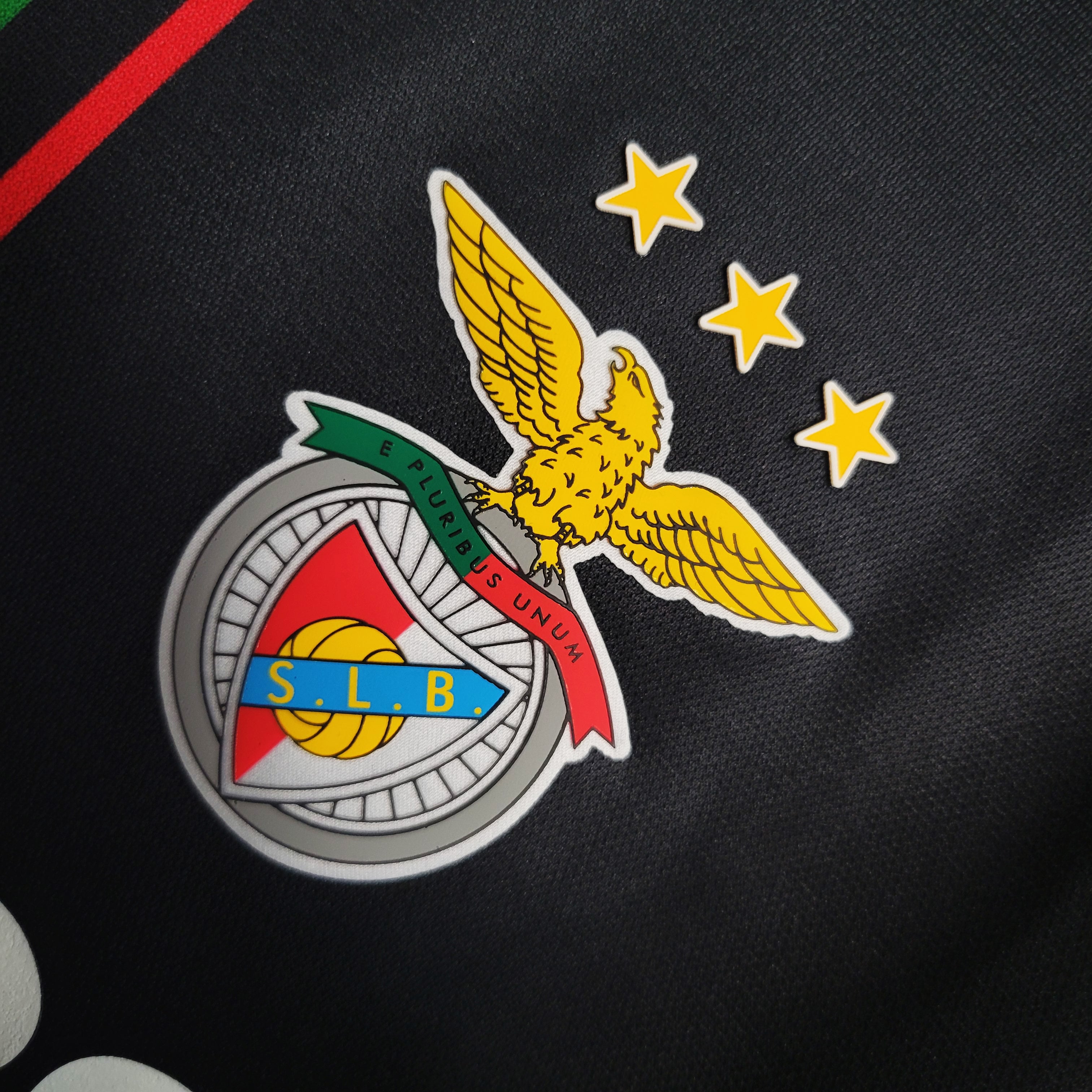 Maglia nera da trasferta del Benfica 2023 2024
