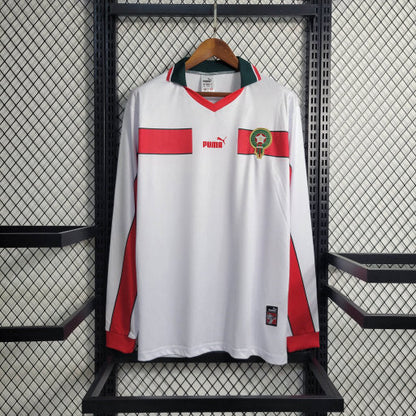 Maillot Maroc Retro 98 Extérieur Manches Longues