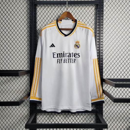 Camiseta real madrid 2023 2024 manga larga