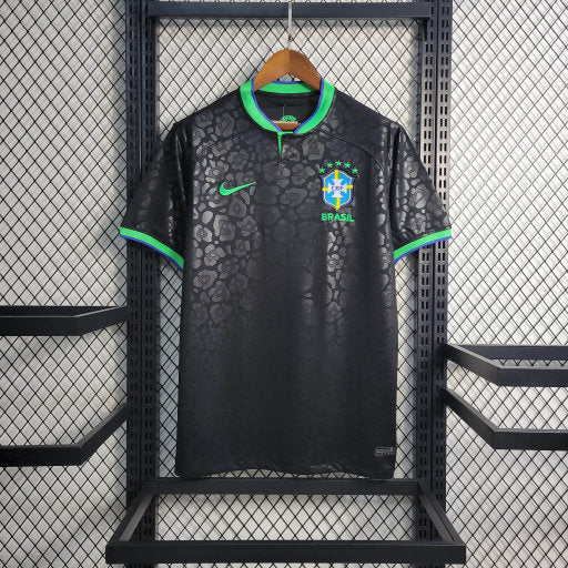 -22/23 Camiseta Brasil Leopardo Negro