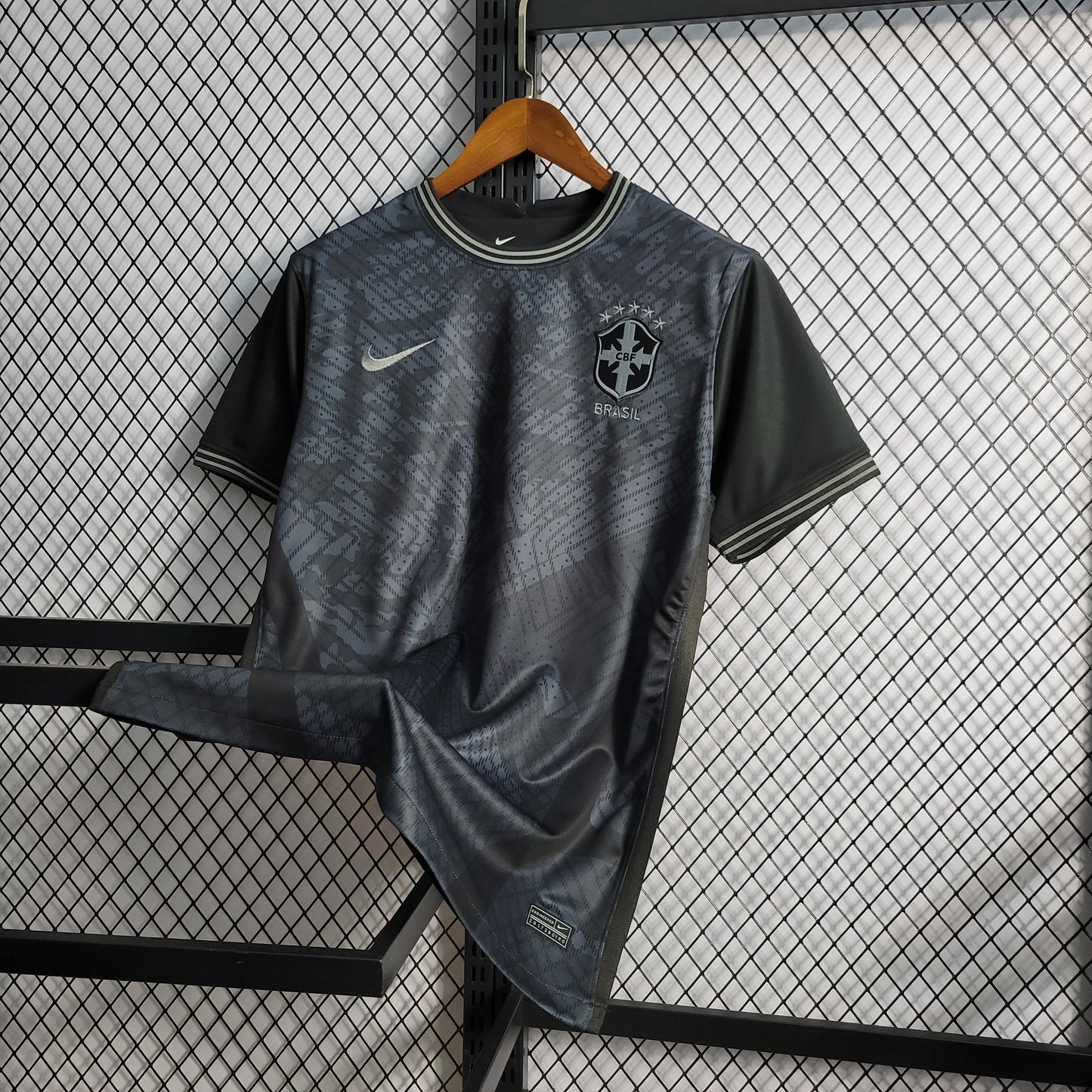 Camiseta de Brasil Full Black 2022/23