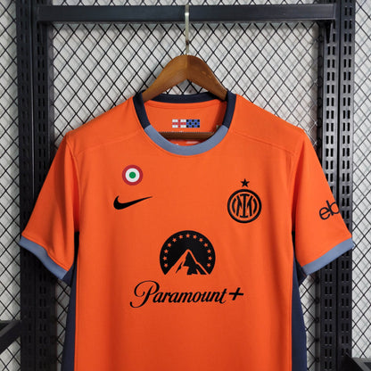 Camiseta Inter Milan Tercera Equipación Naranja 2023 2024