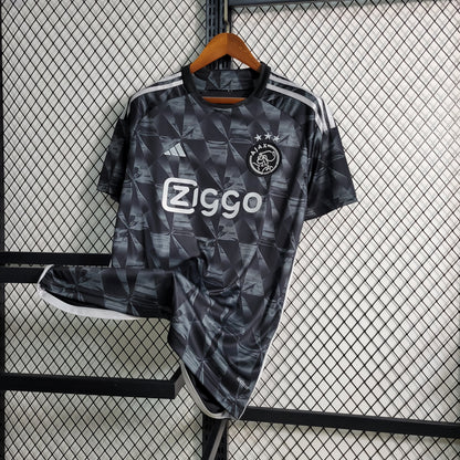 Camiseta de futbol tercera equipacion Ajax Negra 2023 2024