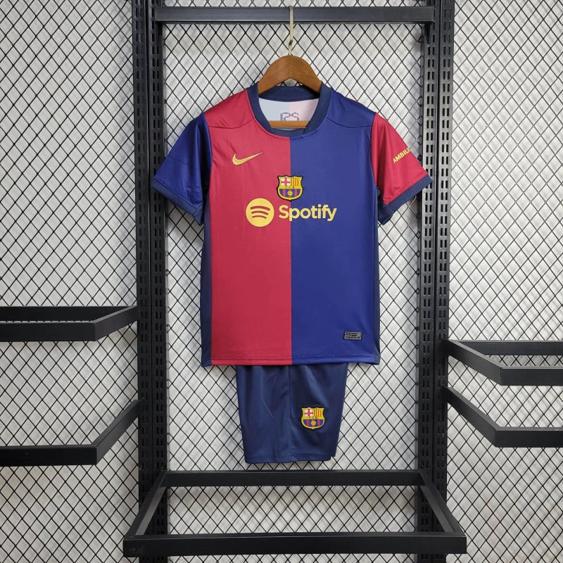 Divisa da bambino FC Barcelona 24/25 Home