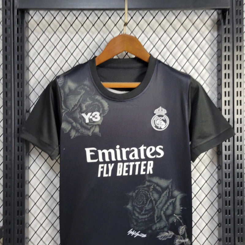 Divisa da bambino Real Madrid 24/25 Y-3 Nera