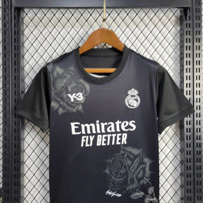 Divisa da bambino Real Madrid 24/25 Y-3 Nera
