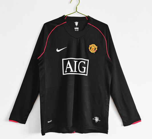 07-08 Manchester United Exterieur Manches Longues