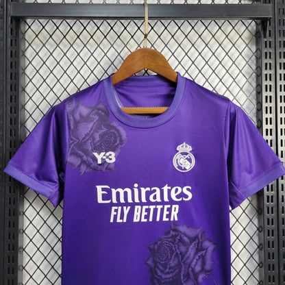 Kit Enfant Real Madrid 24/25 Y-3 Violet