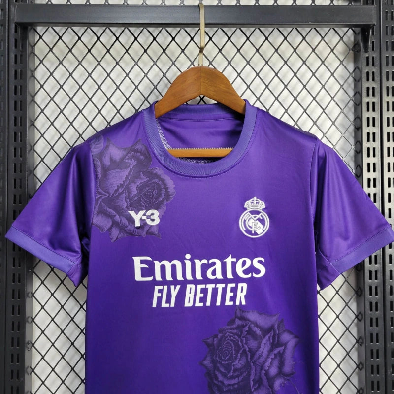 Maglia da bambino Real Madrid 24/25 Y-3 Viola