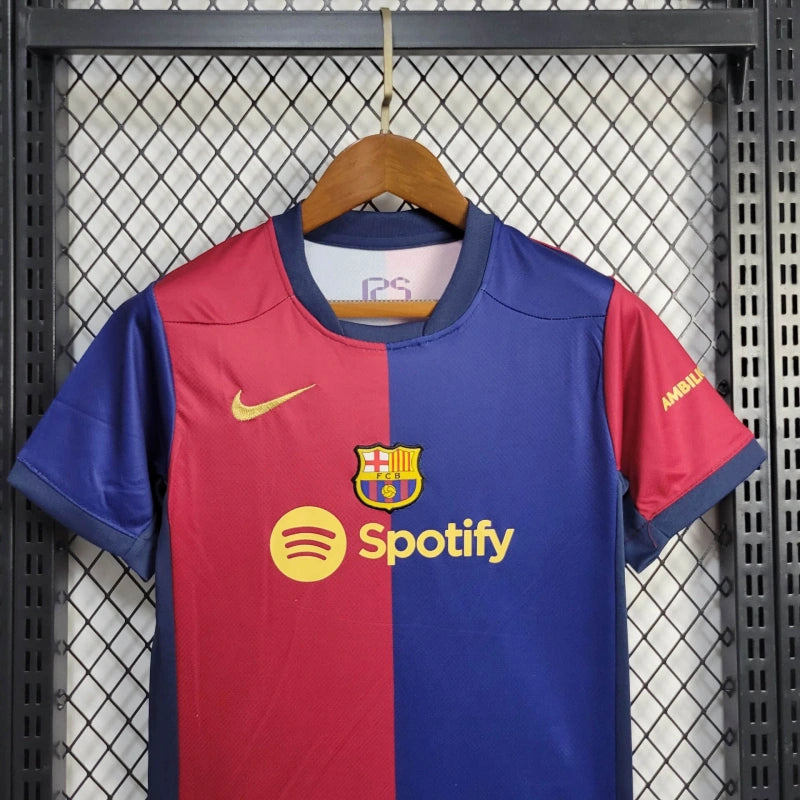 Divisa da bambino FC Barcelona 24/25 Home